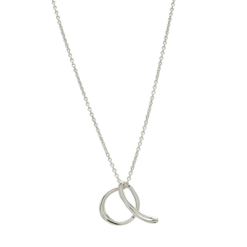 Tiffany & Co Elsa Peretti Initial A Necklace
